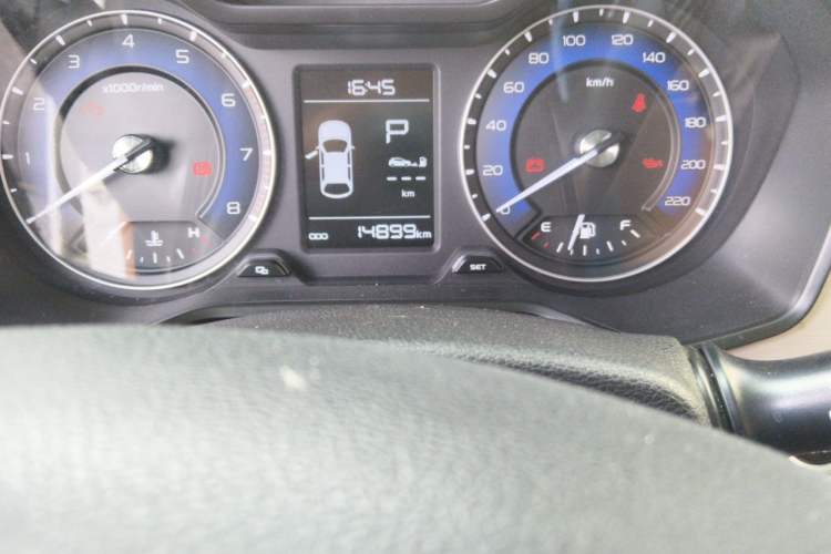 Used Geely Auto Vision X3 2020 1.5L CVT Luxury Model Odometer Close Up