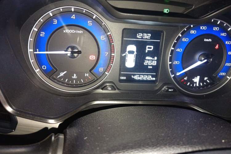 Used Geely Auto Vision X3 2020 1.5L CVT Luxury Model Odometer Close Up
