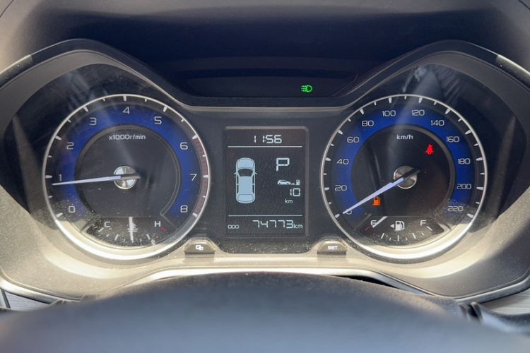 Used Geely Auto Vision X3 2020 1.5L CVT Luxury Model Odometer Close Up