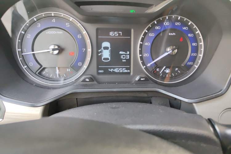Used Geely Auto Vision X3 2020 1.5L Manual Elite Edition Odometer Close Up