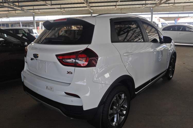 Used Geely Auto Vision X3 2020 1.5L Manual Elite Edition Rear Right 45 Deg