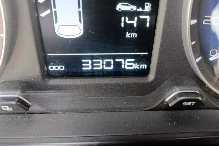 Used Geely Auto Vision X3 2020 1.5L Manual Elite Edition Odometer Close Up
