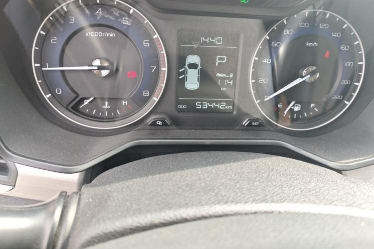 Used Geely Auto Vision X3 2020 1.5L CVT Luxury Model Odometer Close Up