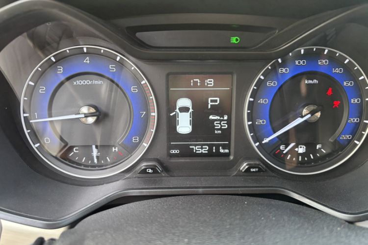 Used Geely Auto Vision X3 2020 1.5L CVT Luxury Model Odometer Close Up