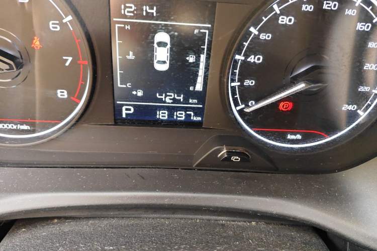 Used Geely Auto Vision X3 2021 PRO 1.5L CVT Deluxe Model Odometer Close Up