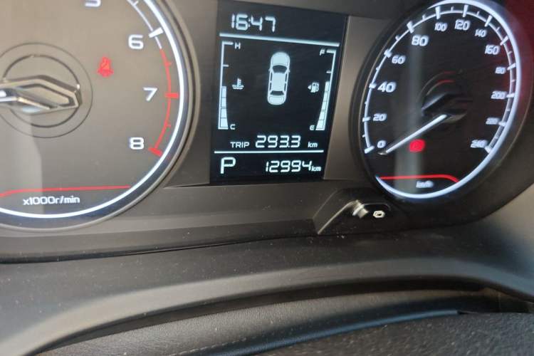 Used Geely Auto Vision X3 2021 PRO 1.5L CVT Deluxe Model Odometer Close Up