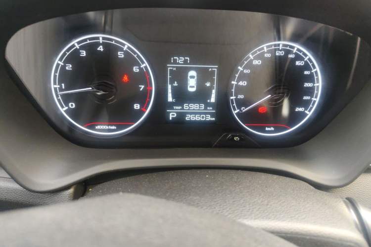Used Geely Auto Vision X3 2021 PRO 1.5L CVT Deluxe Model Odometer Close Up