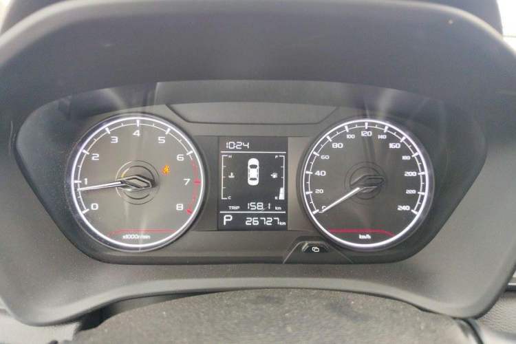 Used Geely Auto Vision X3 2021 PRO 1.5L CVT Deluxe Model Odometer Close Up