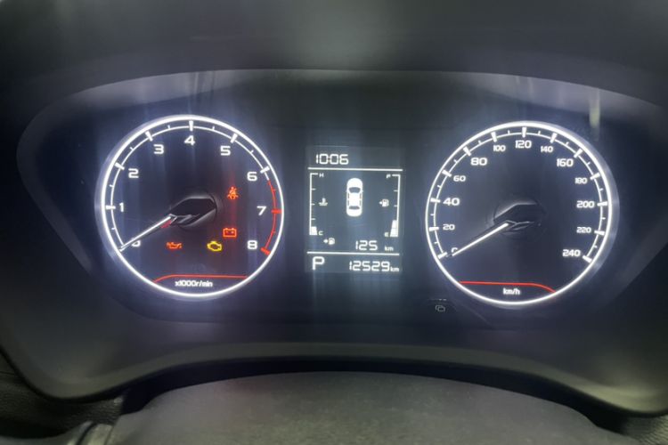 Used Geely Auto Vision X3 2021 PRO 1.5L CVT Deluxe Model Odometer Close Up