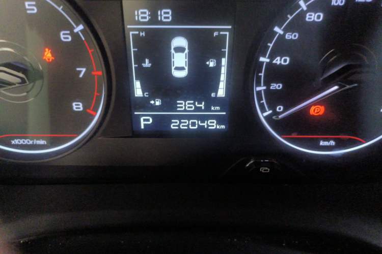 Used Geely Auto Vision X3 2021 PRO 1.5L CVT Deluxe Model Odometer Close Up