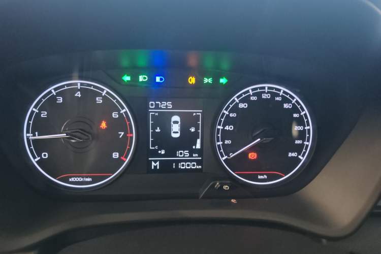 Used Geely Auto Vision X3 2021 PRO 1.5L Manual Elite Model Instrument Cluster