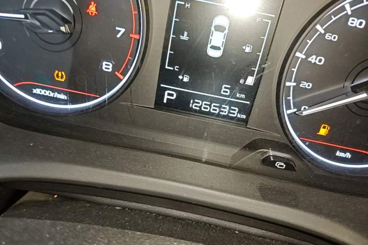 Used Geely Auto Vision X3 2021 PRO 1.5L CVT Deluxe Model Odometer Close Up