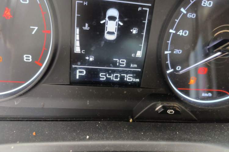 Used Geely Auto Vision X3 2021 PRO 1.5L CVT Deluxe Model Odometer Close Up