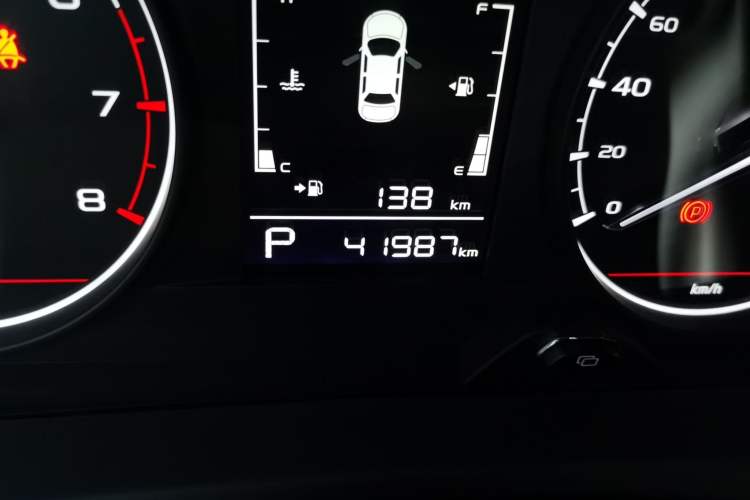 Used Geely Auto Vision X3 2021 PRO 1.5L CVT Deluxe Model Odometer Close Up