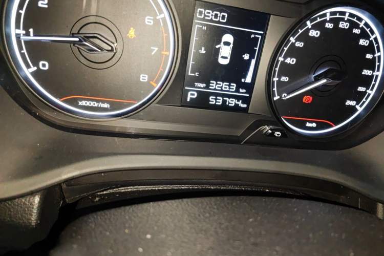 Used Geely Auto Vision X3 2021 PRO 1.5L CVT Deluxe Model Odometer Close Up