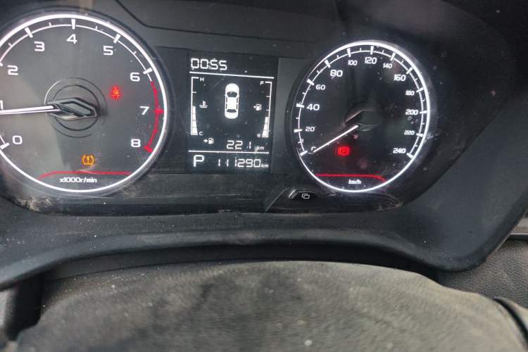 Used Geely Auto Vision X3 2021 PRO 1.5L CVT Deluxe Model Odometer Close Up