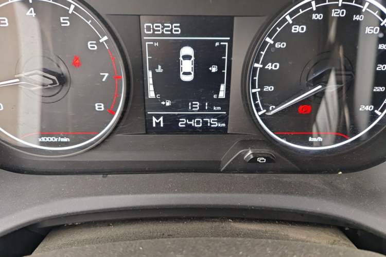 Used Geely Auto Vision X3 2021 PRO 1.5L Manual Elite Model Odometer Close Up