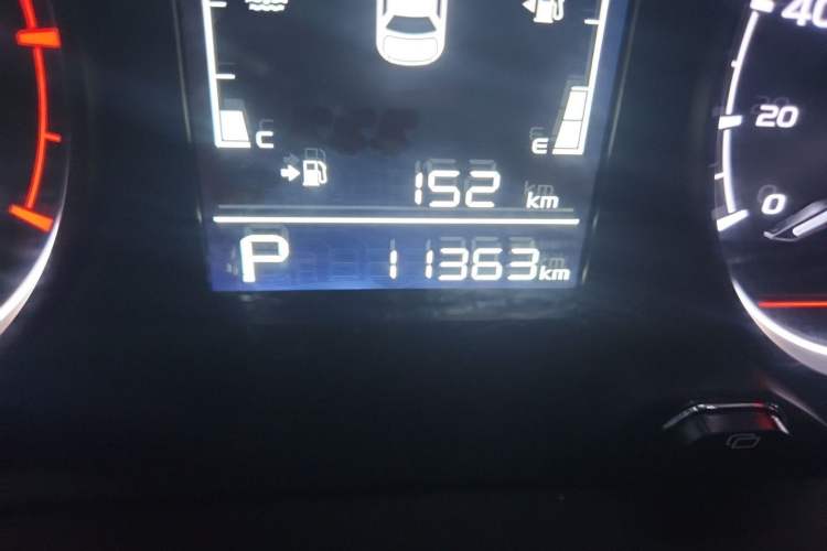 Used Geely Auto Vision X3 2021 PRO 1.5L CVT Deluxe Model Odometer Close Up