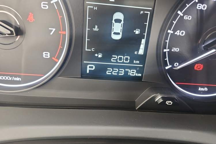 Used Geely Auto Vision X3 2021 PRO 1.5L CVT Deluxe Model Odometer Close Up