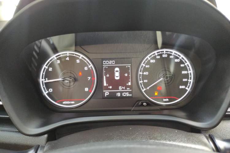 Used Geely Auto Vision X3 2021 PRO 1.5L CVT Deluxe Model Odometer Close Up