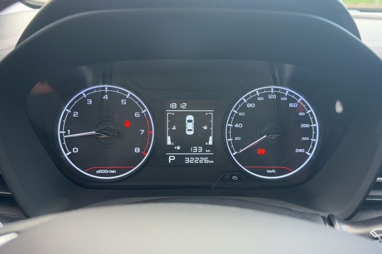 Used Geely Auto Vision X3 2021 PRO 1.5L CVT Deluxe Model Odometer Close Up