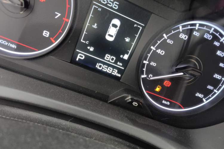 Used Geely Auto Vision X3 2021 PRO 1.5L CVT Deluxe Model Odometer Close Up