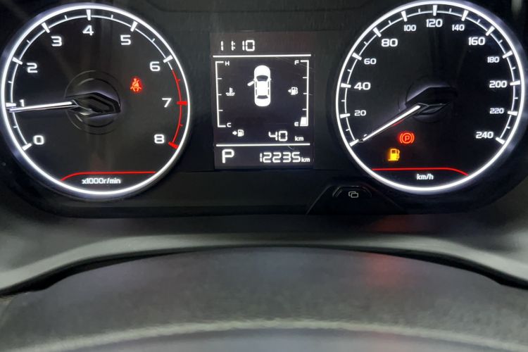 Used Geely Auto Vision X3 2021 PRO 1.5L CVT Deluxe Model Odometer Close Up