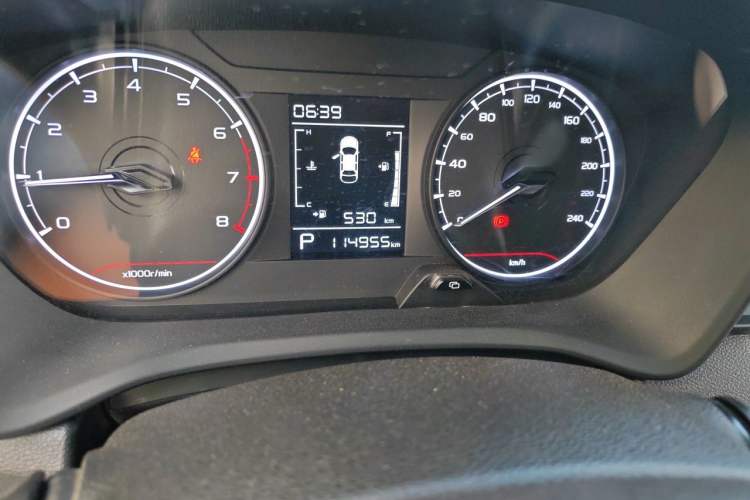 Used Geely Auto Vision X3 2021 PRO 1.5L CVT Deluxe Model Odometer Close Up