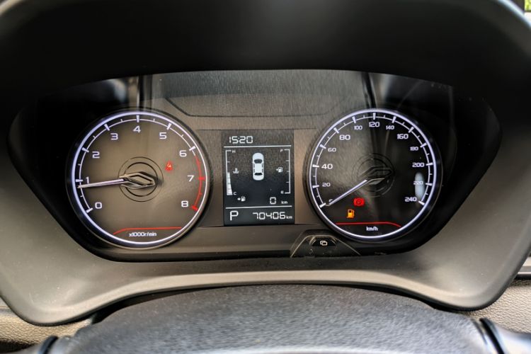 Used Geely Auto Vision X3 2021 PRO 1.5L CVT Deluxe Model Odometer Close Up