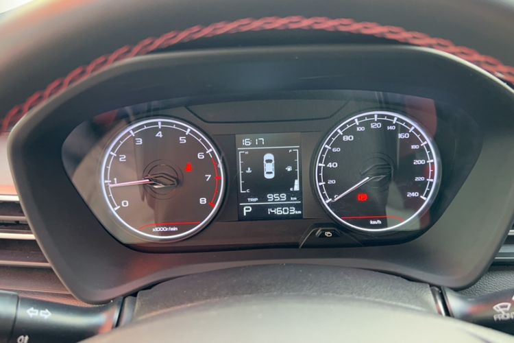 Used Geely Auto Vision X3 2021 PRO 1.5L CVT Deluxe Model Odometer Close Up