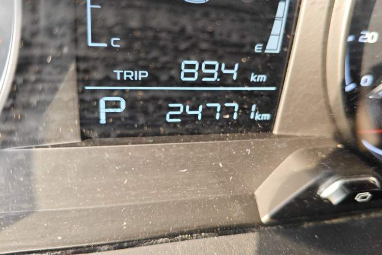 Used Geely Auto Vision X3 2021 PRO 1.5L CVT Deluxe Model Odometer Close Up