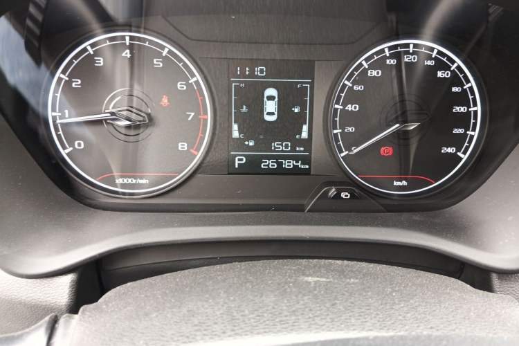 Used Geely Auto Vision X3 2021 PRO 1.5L CVT Deluxe Model Odometer Close Up