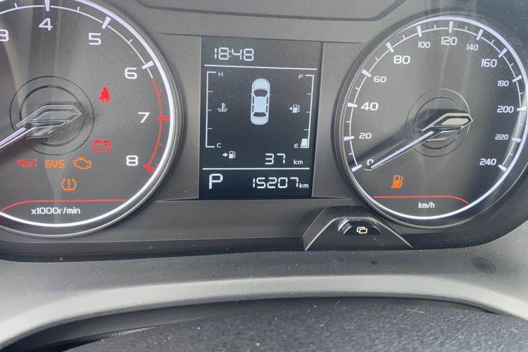 Used Geely Auto Vision X3 2021 PRO 1.5L CVT Deluxe Model Odometer Close Up