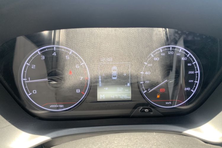 Used Geely Auto Vision X3 2021 PRO 1.5L Manual Elite Model Odometer Close Up