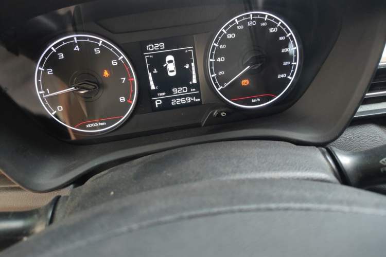 Used Geely Auto Vision X3 2021 PRO 1.5L CVT Deluxe Model Odometer Close Up