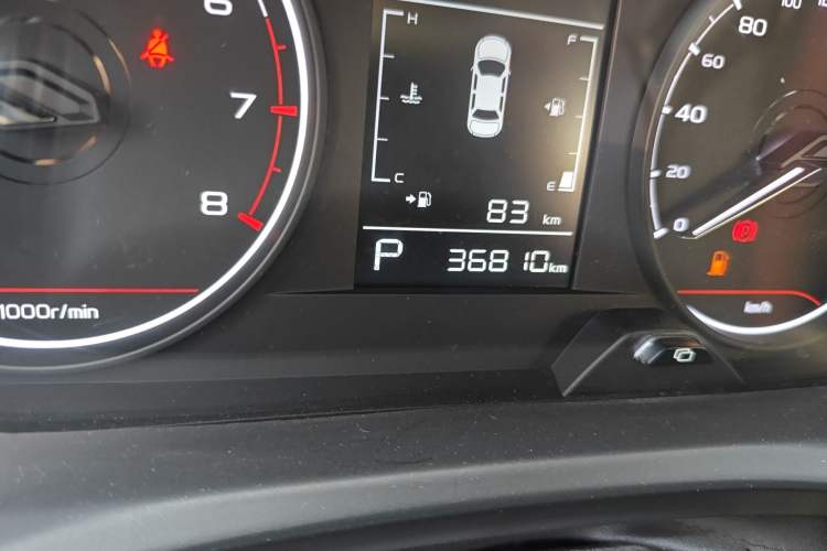 Used Geely Auto Vision X3 2021 PRO 1.5L CVT Deluxe Model Odometer Close Up