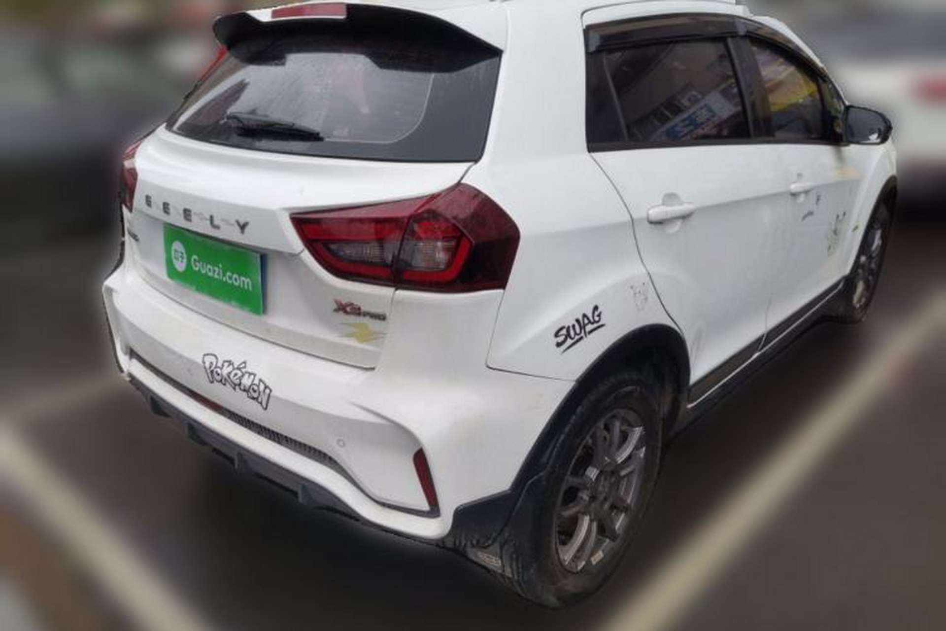 Used Geely Auto Vision X3 2021 PRO 1.5L CVT Deluxe Model Rear Right 45 Deg