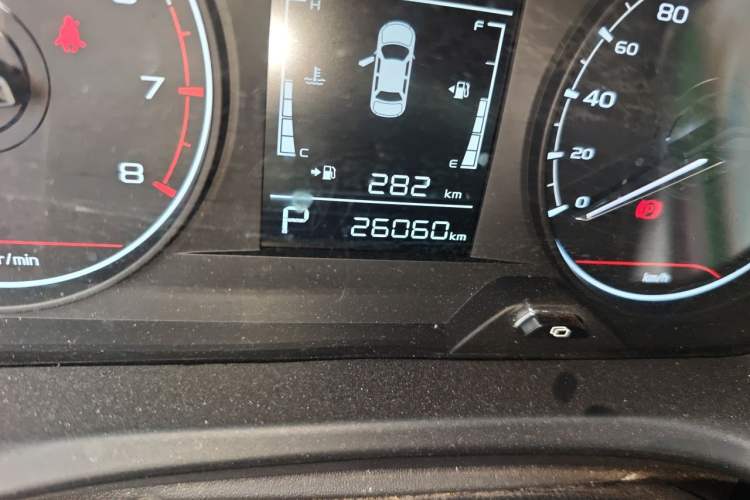 Used Geely Auto Vision X3 2021 PRO 1.5L CVT Deluxe Model Odometer Close Up