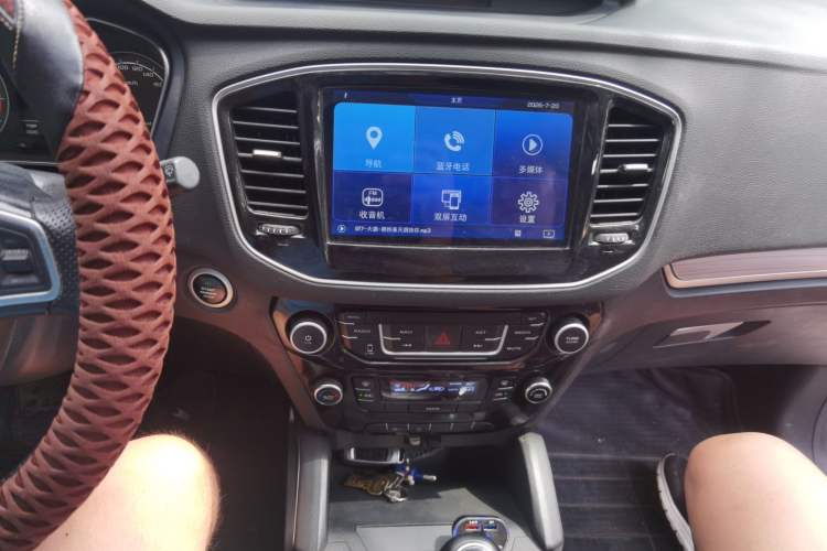 Used Geely Auto Vision X6 2016 1.8L Manual Luxury Model Audio And AC Panel
