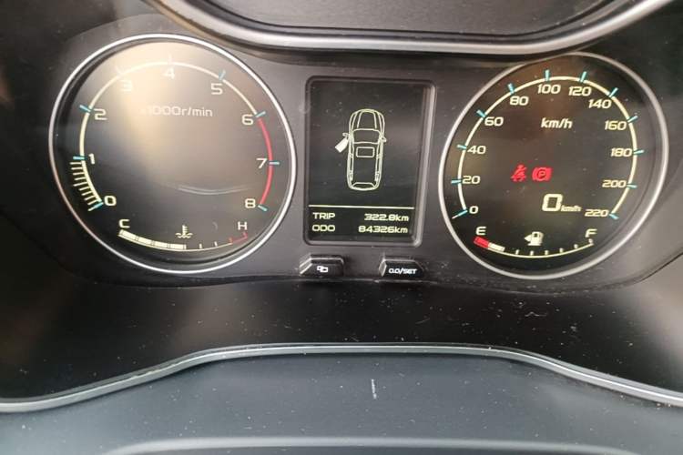 Used Geely Auto Vision X6 2016 1.8L Manual Luxury Model Instrument Cluster