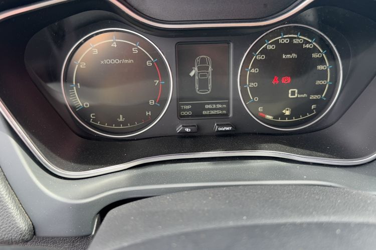 Used Geely Auto Vision X6 2016 1.8L Manual Luxury Model Odometer Close Up
