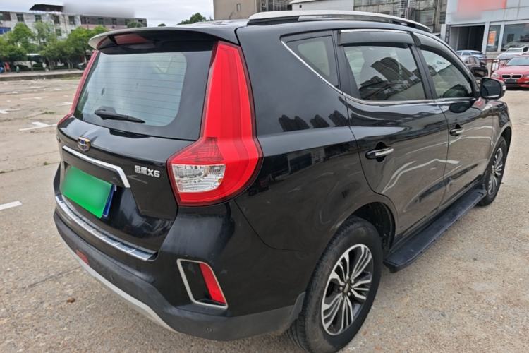 Used Geely Auto Vision X6 2016 1.8L Manual Luxury Model Rear Right 45 Deg