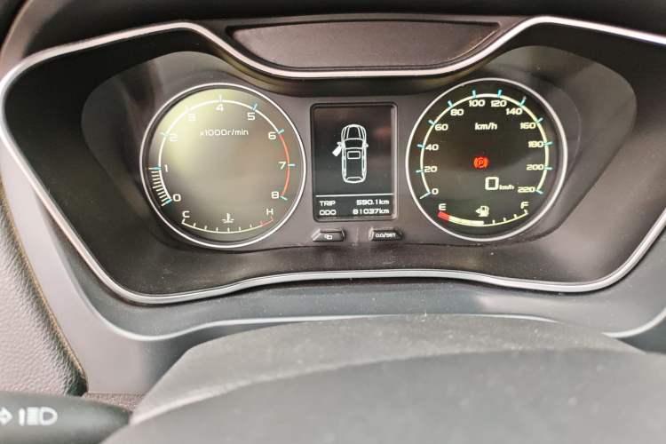 Used Geely Auto Vision X6 2016 1.8L Manual Luxury Model Odometer Close Up