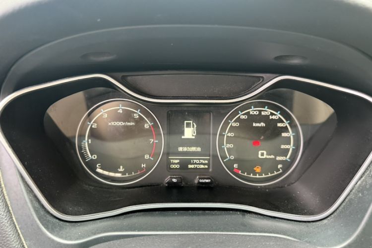 Used Geely Auto Vision X6 2016 1.8L Manual Luxury Model Odometer Close Up
