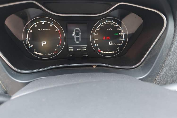 Used Geely Auto Vision X6 2016 1.3T CVT Luxury Model Odometer Close Up