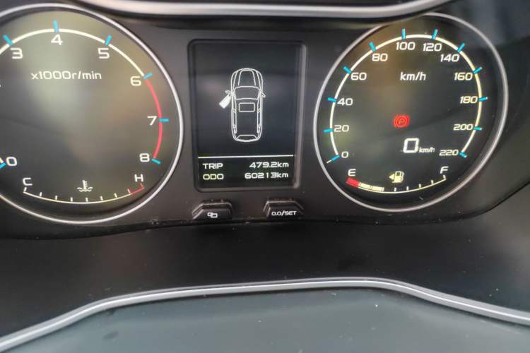 Used Geely Auto Vision X6 2016 1.8L Manual Luxury Model Odometer Close Up