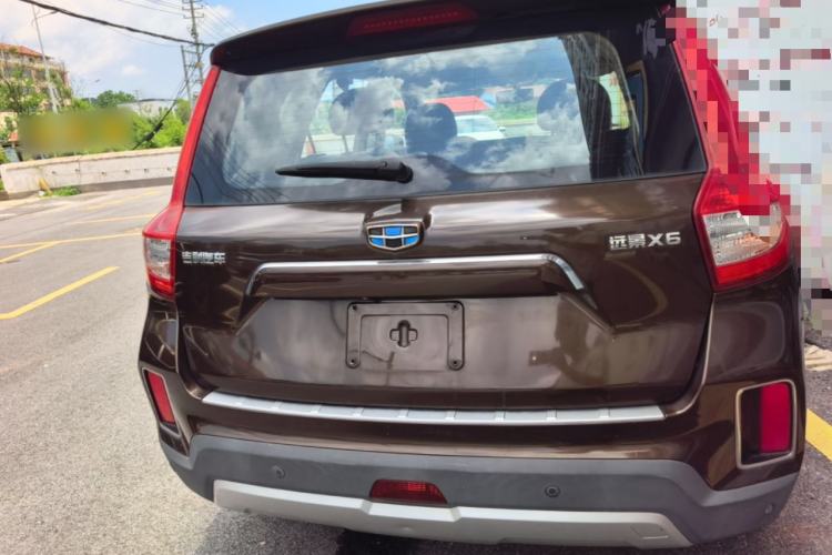 Used Geely Auto Vision X6 2016 1.8L Manual Luxury Model Rear