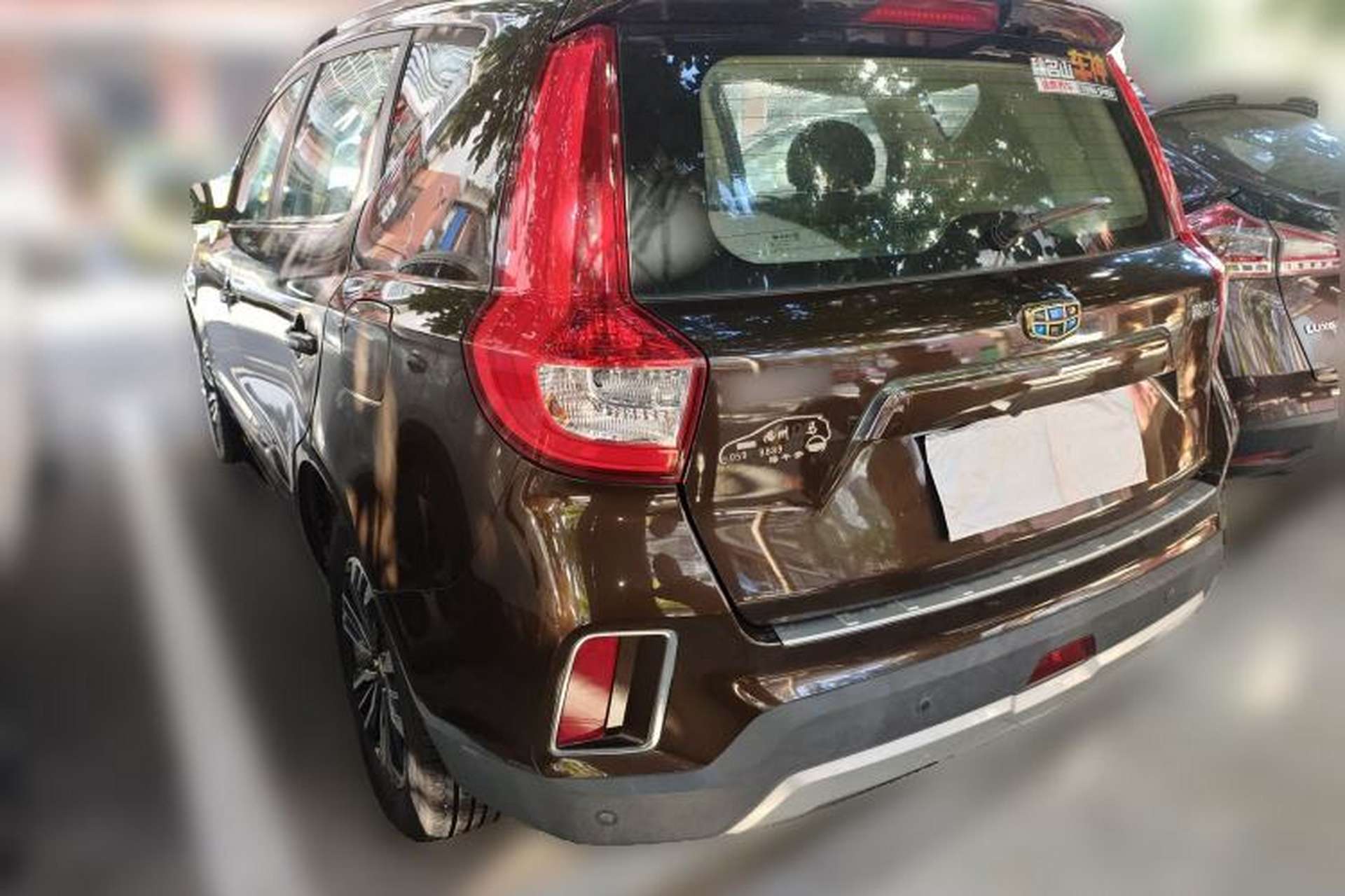 Used Geely Auto Vision X6 2016 1.8L Manual Luxury Model Rear Left 45 Deg