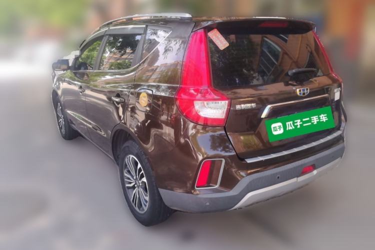 Used Geely Auto Vision X6 2016 1.3T CVT Flagship Model Rear Left 45 Deg