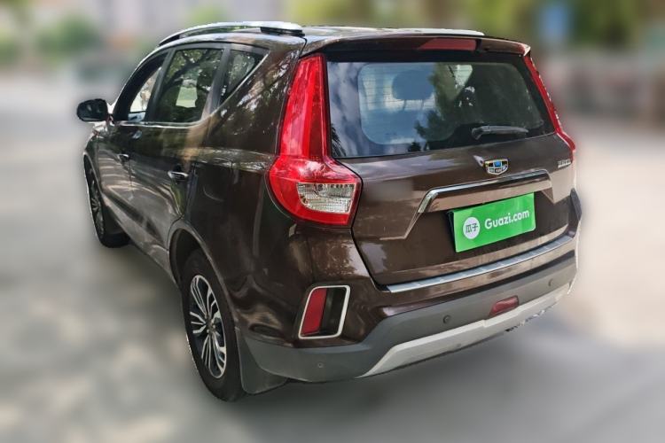 Used Geely Auto Vision X6 2016 1.8L Manual Luxury Model Rear Left 45 Deg